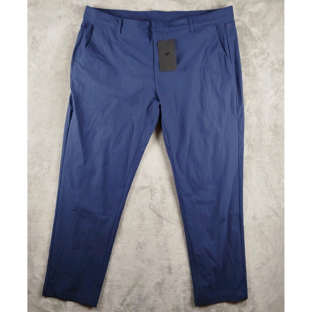 NWT Fabletics Pants Mens Size 42x32 Navy Blue The Don 5-pocket Slim Fit